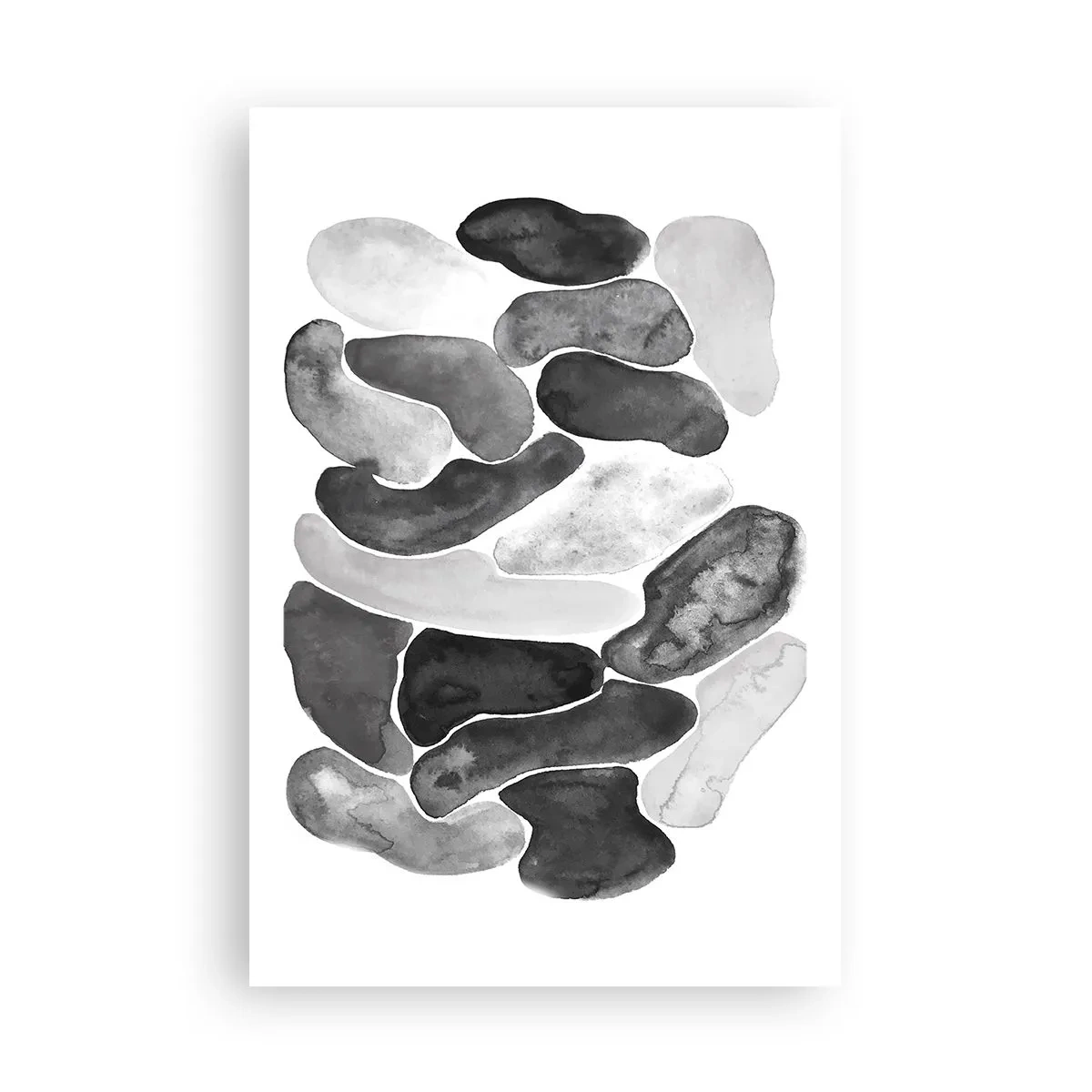 Plagát - Kamenistá abstrakcia - 61x91 cm