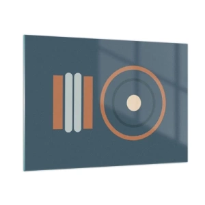 Obraz na skle - Podstata vecí - 100x70 cm