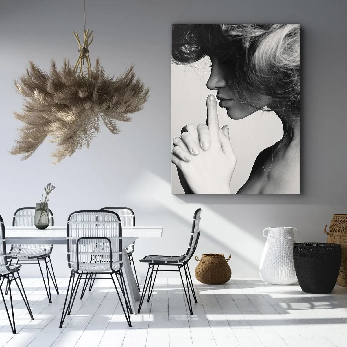 Obraz na plátne - Zahľadená do seba - 70x100 cm