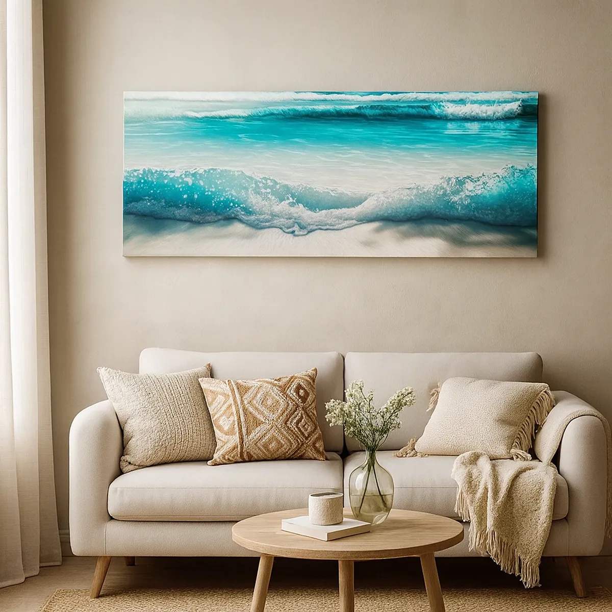 Obraz na plátne - Kľud oceánu - 30x30 cm