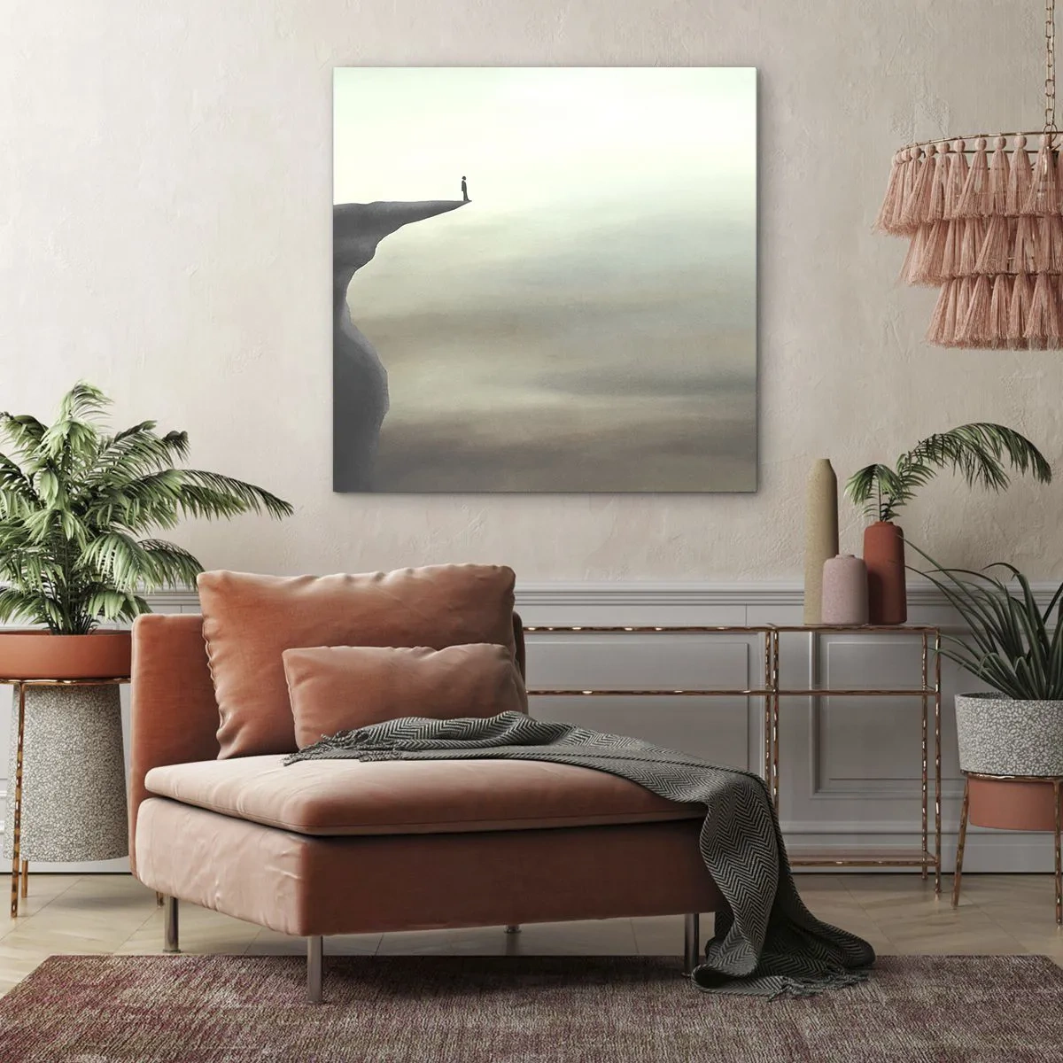 Obraz na plátne - Hore, samozrejme! - 60x60 cm