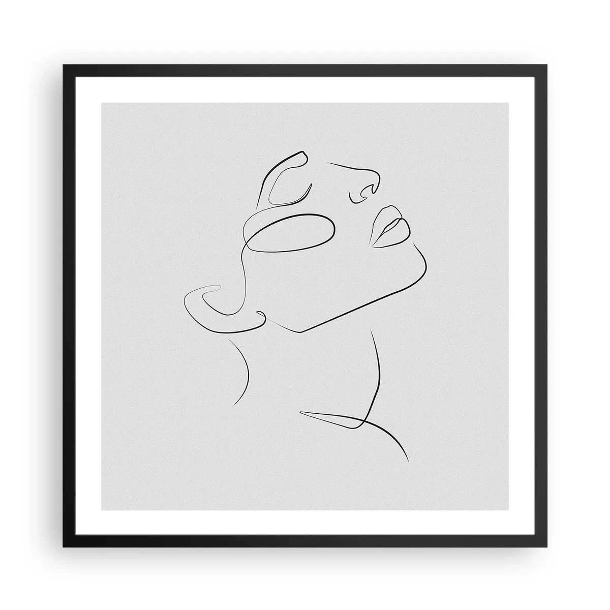 Plagát v čiernom ráme - Meandre sna - 60x60 cm