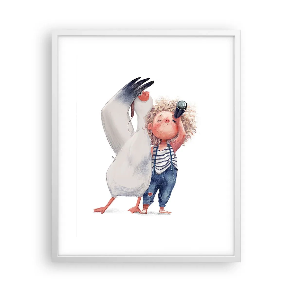 Plagát v bielom ráme - Plán na skvelú cestu - 40x50 cm
