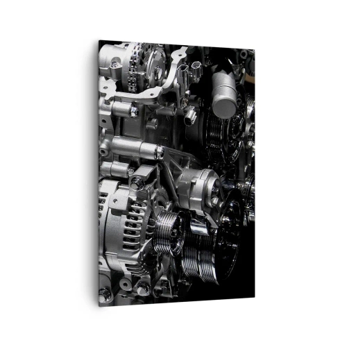 Obraz na plátne - Kovový, krásny, silný - 80x120 cm