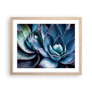 Plagát v ráme zo svetlého duba - Vitálna sila - 50x40 cm