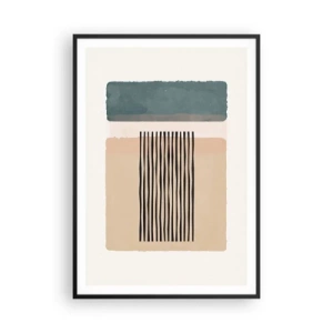 Plagát v čiernom ráme - Všetko v poriadku - 70x100 cm