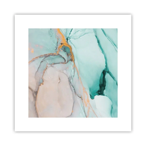 Plagát - Tanec tvarov a farieb - 30x30 cm