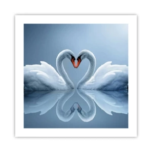 Plagát - Čas na lásku - 50x50 cm