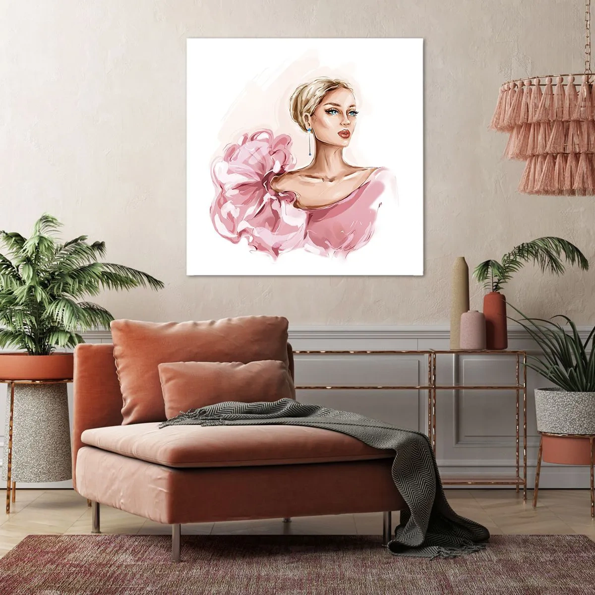 Obraz na plátne - Ako maľovaná… - 40x40 cm