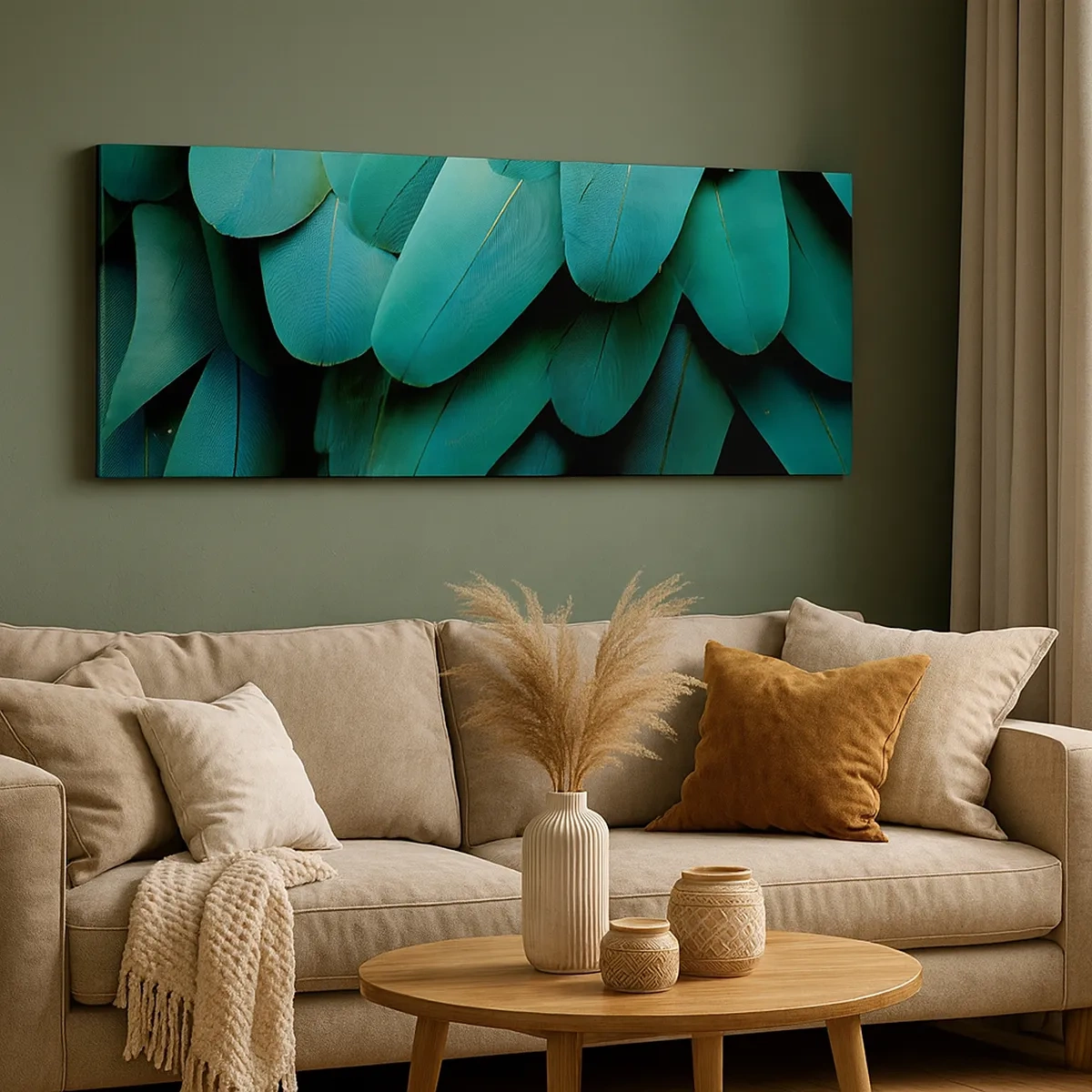 Obraz na plátne - Presnosť papagájovej povahy - 30x30 cm