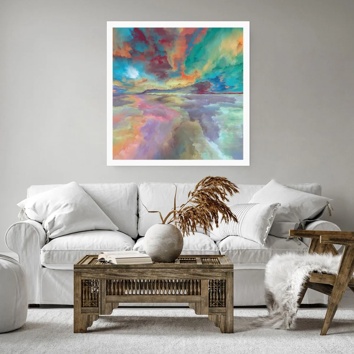 Plagát - Dve neba - 60x60 cm