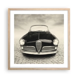 Plagát v ráme zo svetlého duba - Ako ma nemilovať? - 50x50 cm