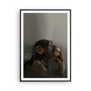 Plagát v čiernom ráme - Určite mysliteľ - 70x100 cm