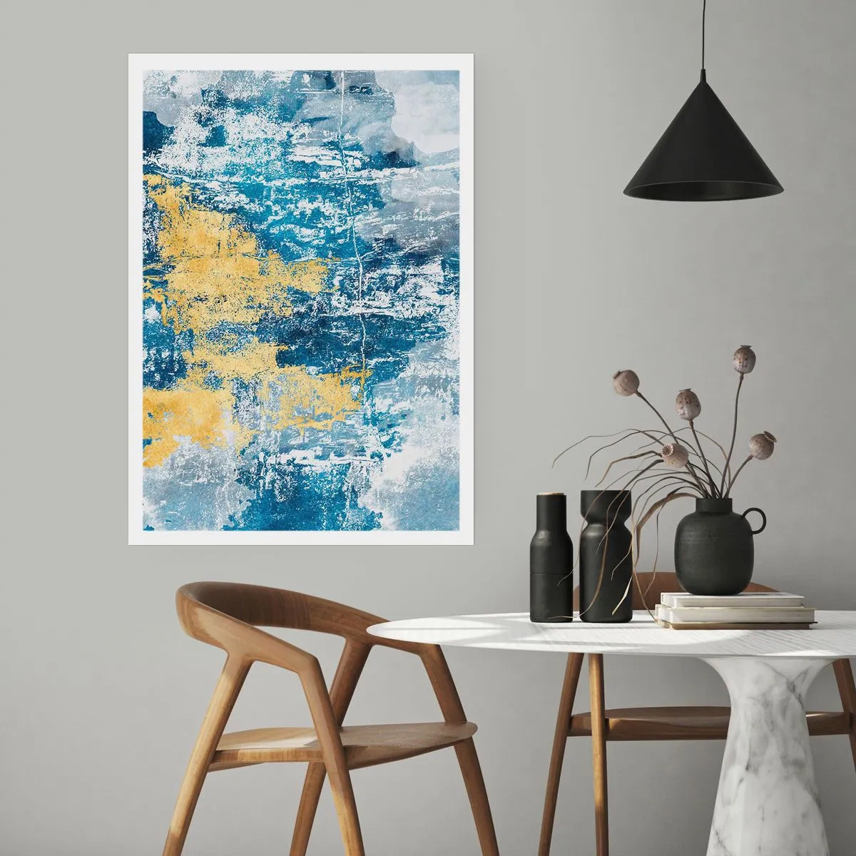 Plagát - Abstrakcia s dobrou náladou - 70x100 cm
