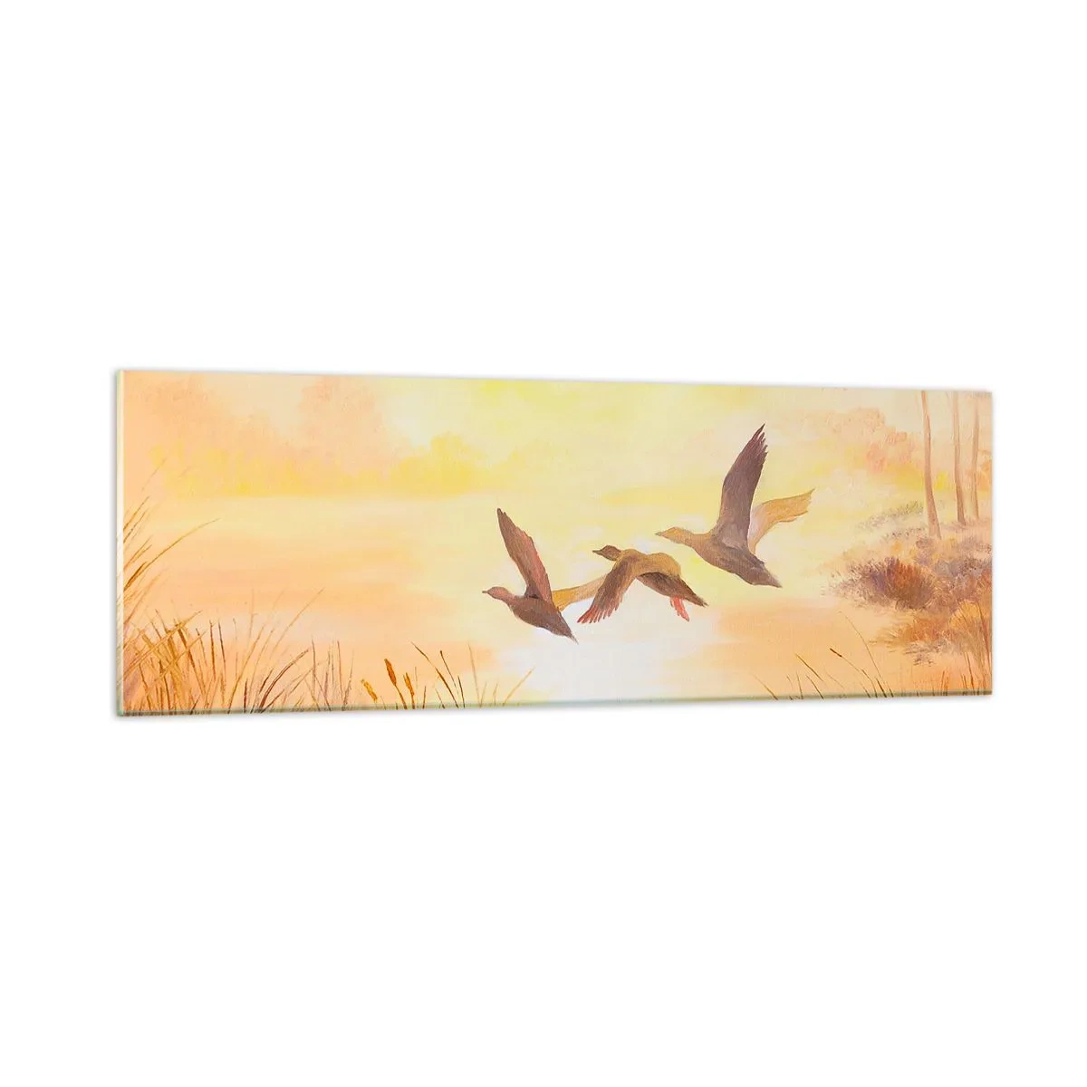 Obraz na skle - Začiatok ďalekej cesty - 90x30 cm