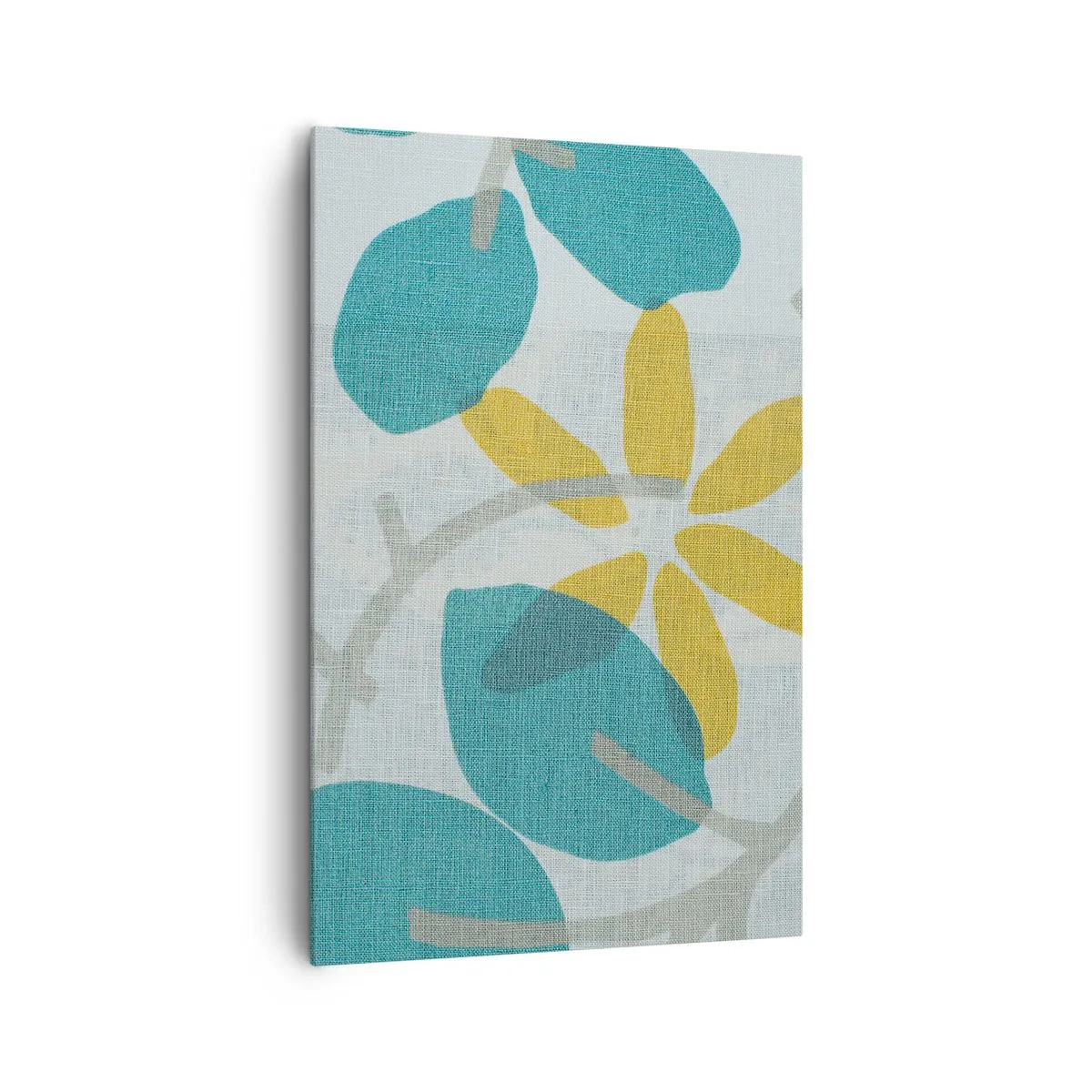 Obraz na plátne - Medzi azúrovými listami - 80x120 cm