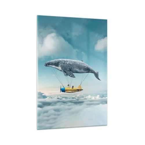 Obraz na skle - Prečo by nie? - 70x100 cm