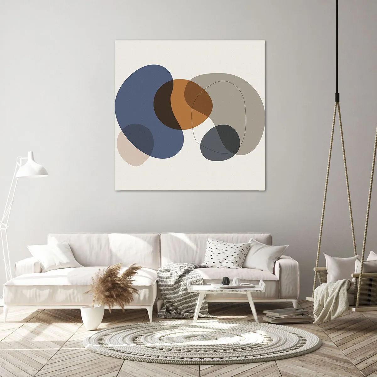 Obraz na plátne - Kvapky farieb - 60x60 cm