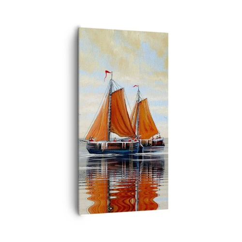 Obraz na plátne - Pluj, námorník… - 65x120 cm