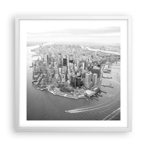 Plagát v bielom ráme - Ako nemilovať? - 50x50 cm