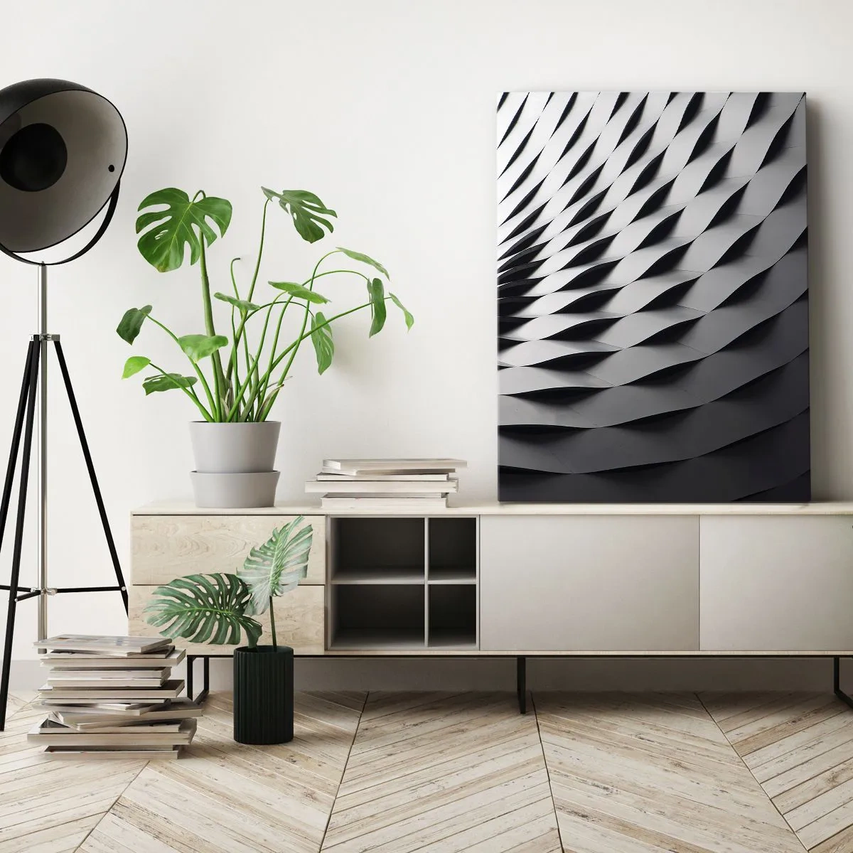 Obraz na plátne - Na hladine vĺn - 70x100 cm