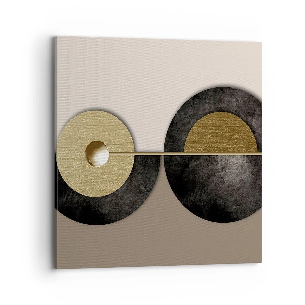 Obraz na plátne - Variácie okolo kruhu - 70x70 cm