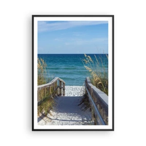 Plagát v čiernom ráme - Na slnku, vo vetre - 70x100 cm