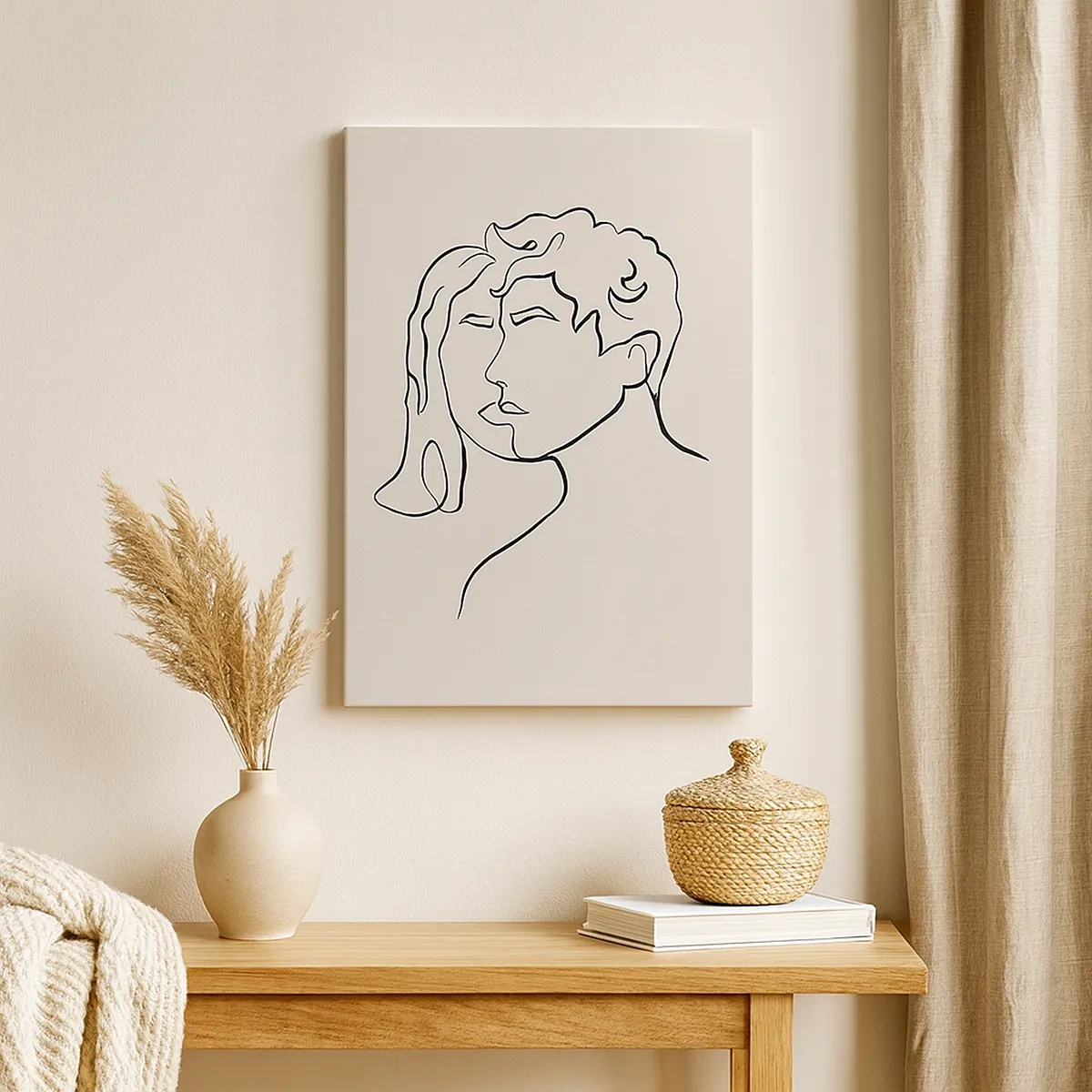 Obraz na plátne - A bola jednota - 50x70 cm