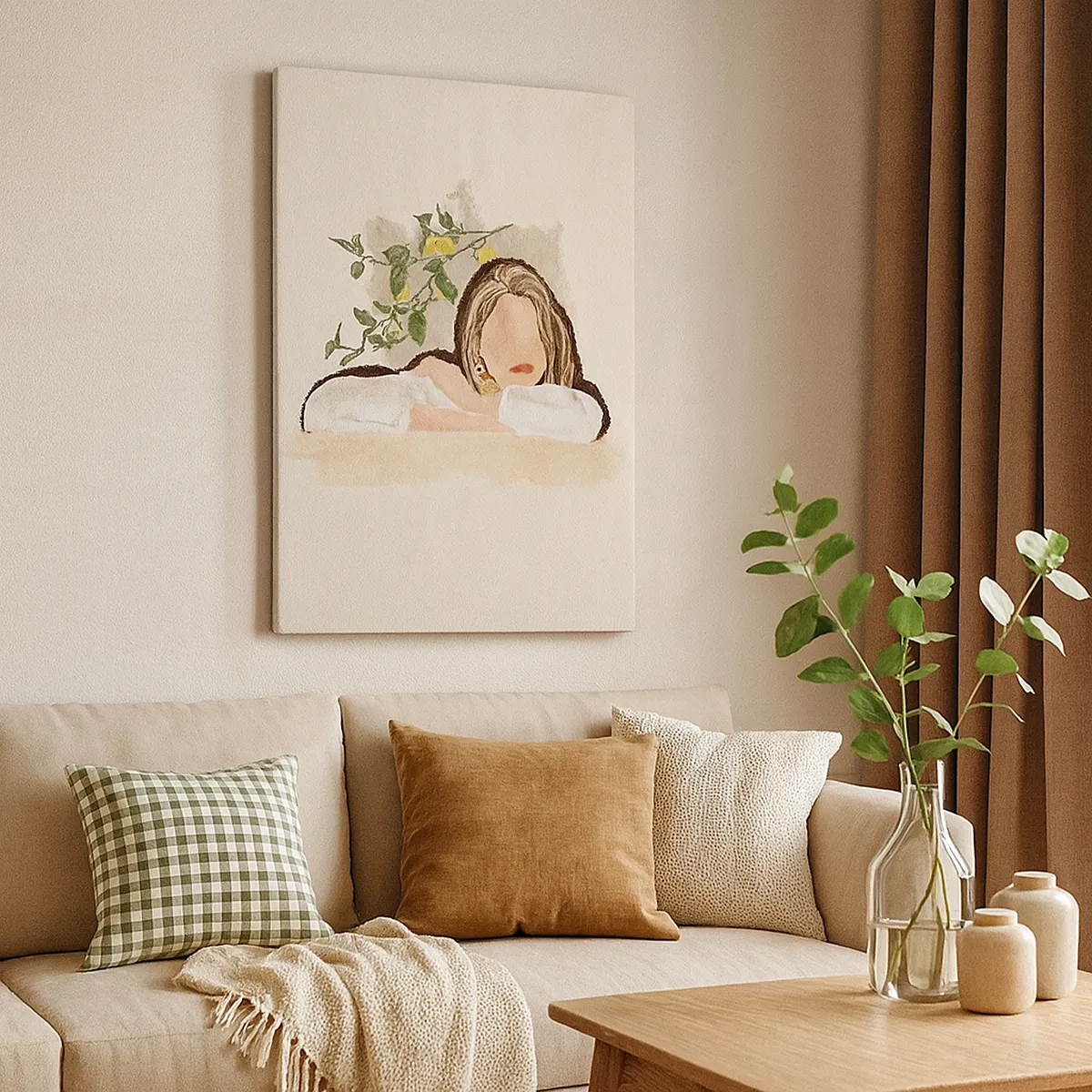 Obraz na plátne - Kráska z juhu - 50x70 cm