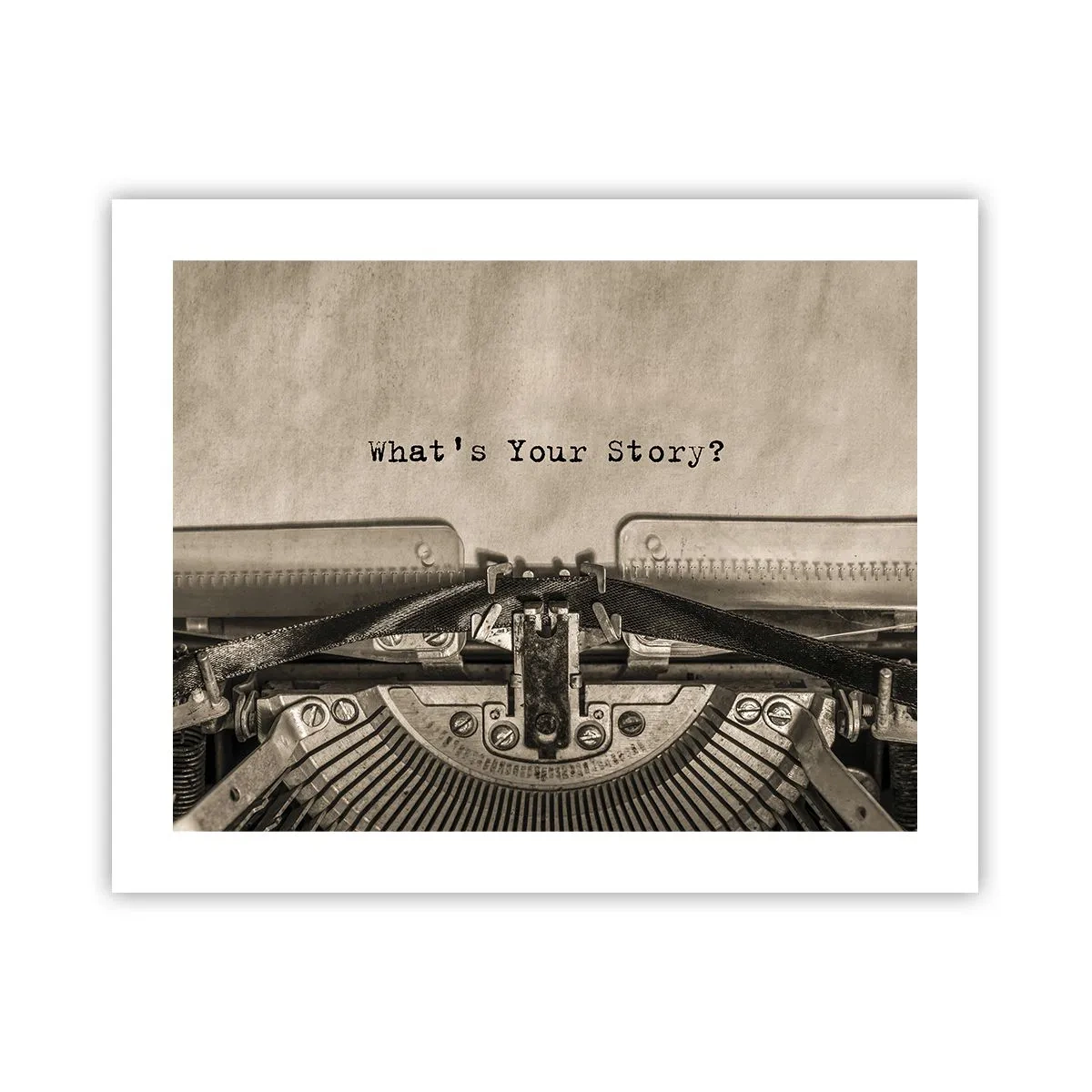 Plagát - Povedz mi - 50x40 cm