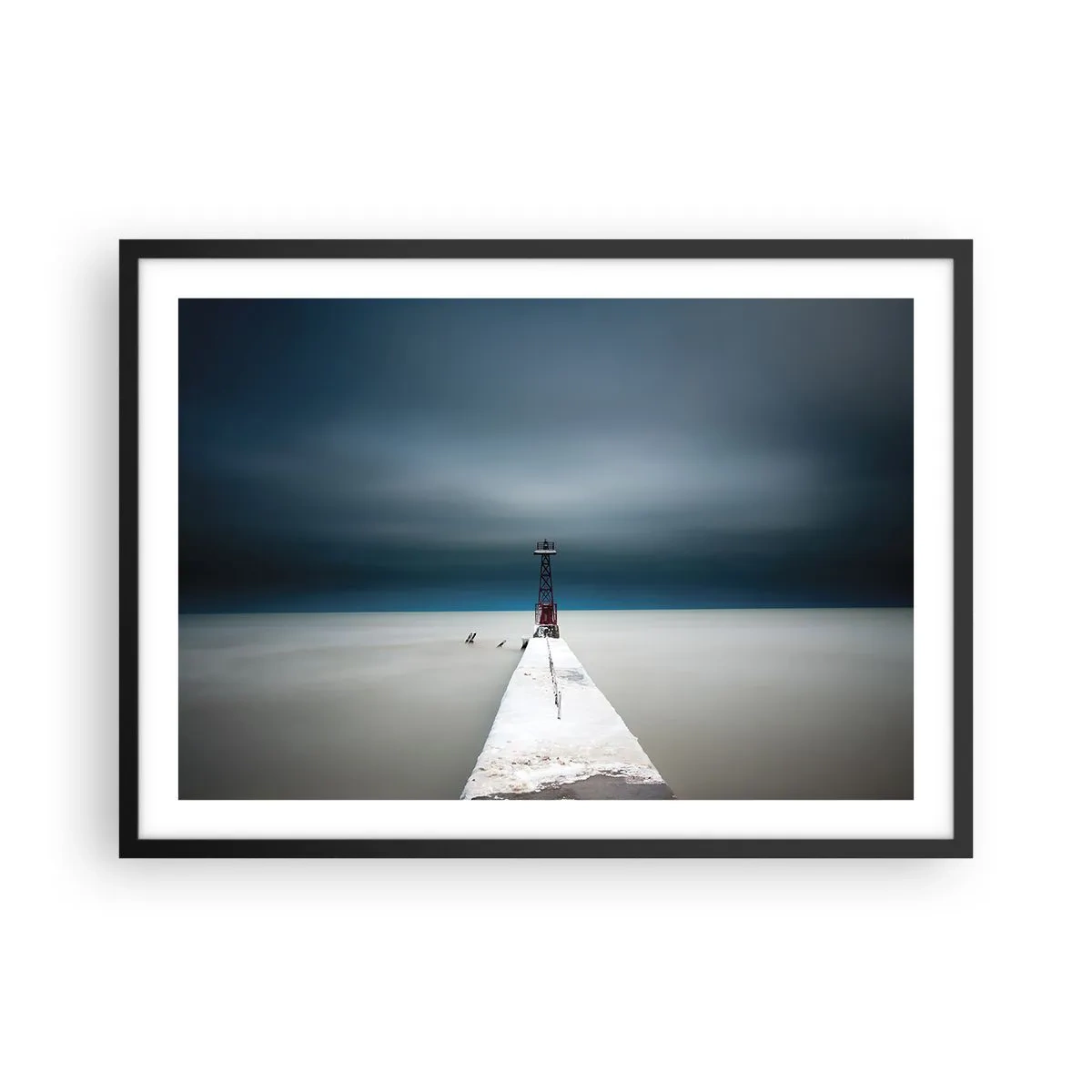 Plagát v čiernom ráme - Stretnúť sa s nekonečnom - 70x50 cm