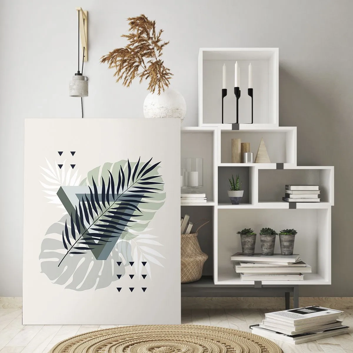 Obraz na skle - Príroda a geometria – dva poriadky? - 50x70 cm