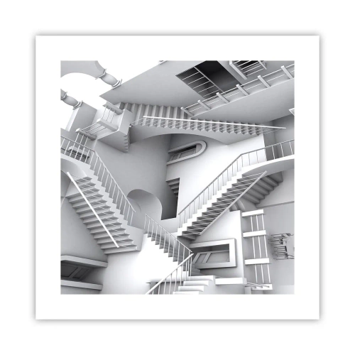 Plagát - Paradoxy prostoru - 40x40 cm