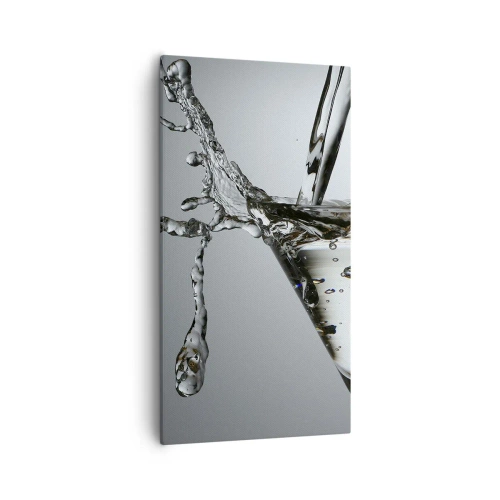 Obraz na plátne - Nad okrajom pohára - 55x100 cm