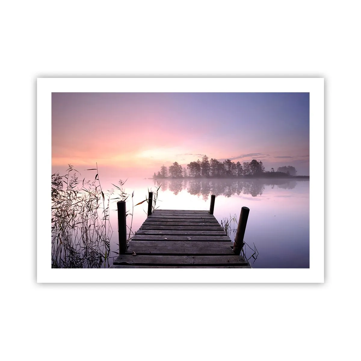 Plagát - Z ľaliovej hmly… - 70x50 cm