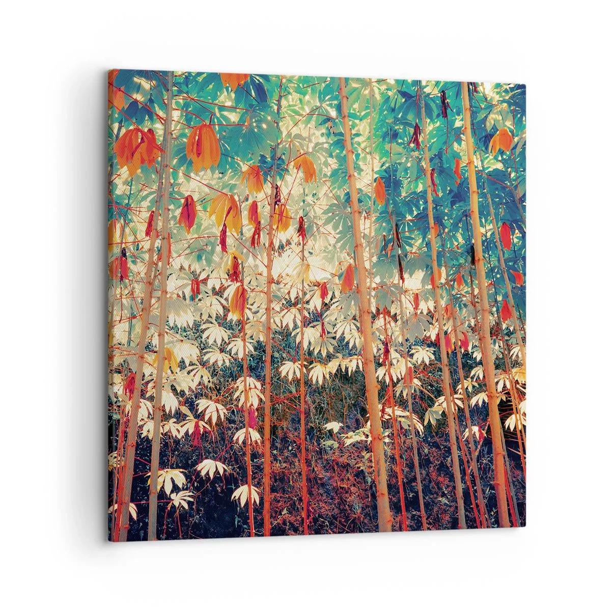 Obraz na plátne - Tajný život listov - 50x50 cm