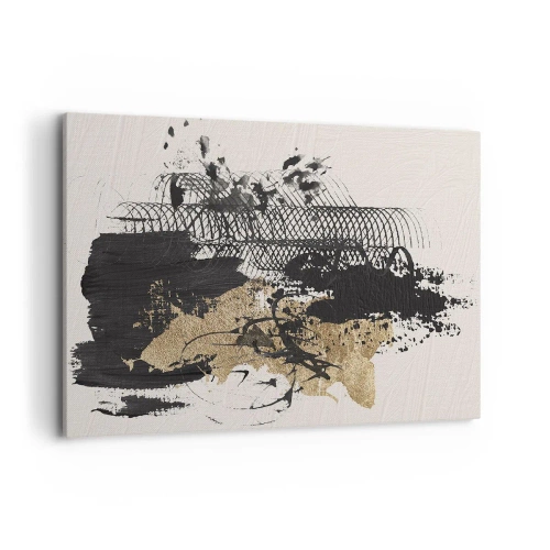 Obraz na plátne - Kompozícia s vášňou - 100x70 cm
