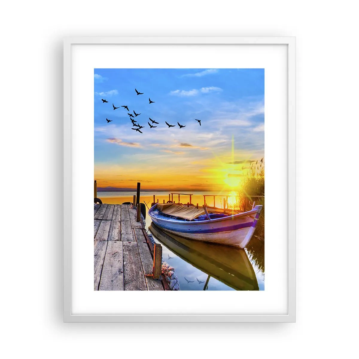 Plagát v bielom ráme - Dovidenia, do zajtrajška - 40x50 cm