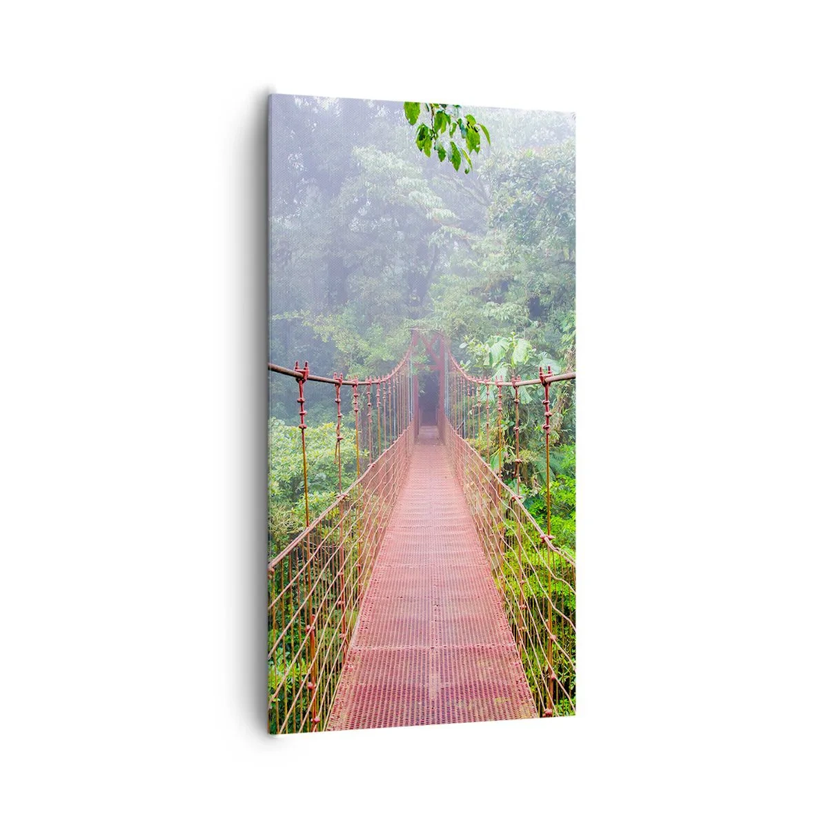 Obraz na plátne - Zavesený nad korunami - 65x120 cm