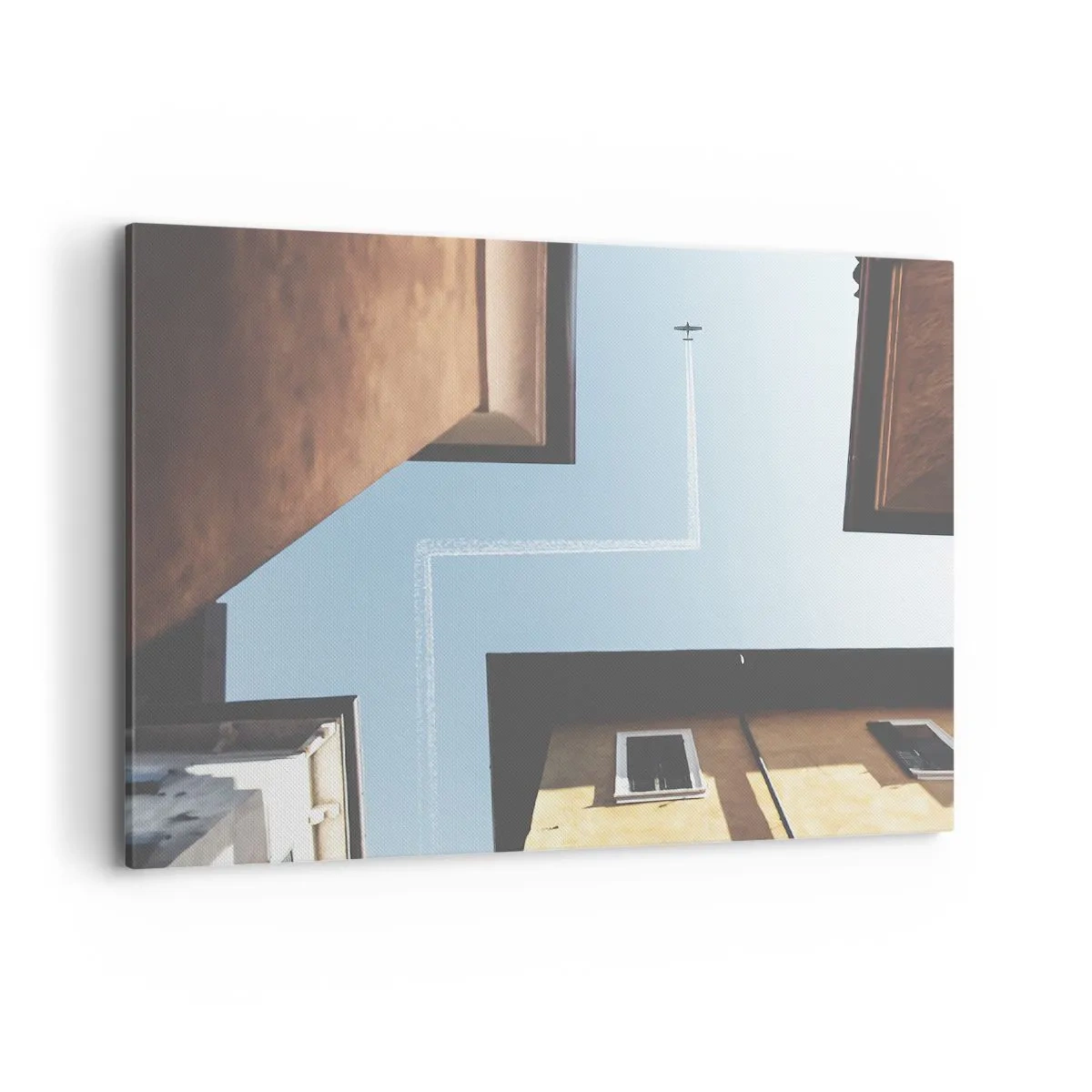 Obraz na plátne - Nad mestským labyrintom - 100x70 cm