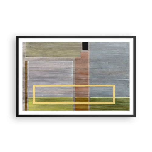 Plagát v čiernom ráme - Jednoducho a v kľude - 91x61 cm
