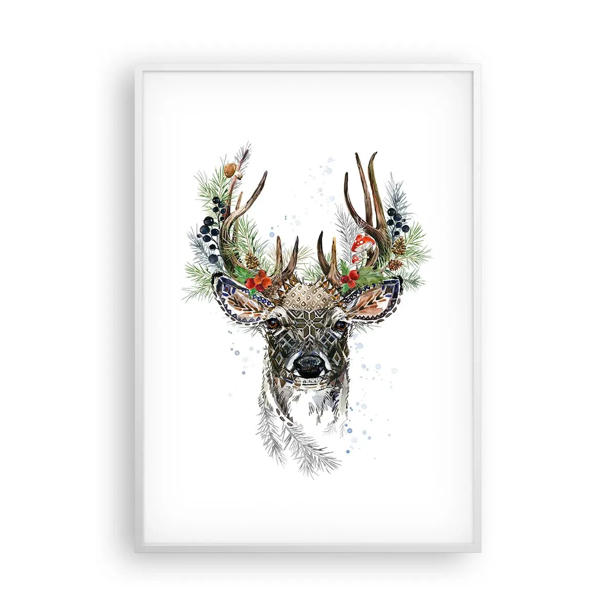 Plagát v bielom ráme - V slávnostnom rúchu - 70x100 cm