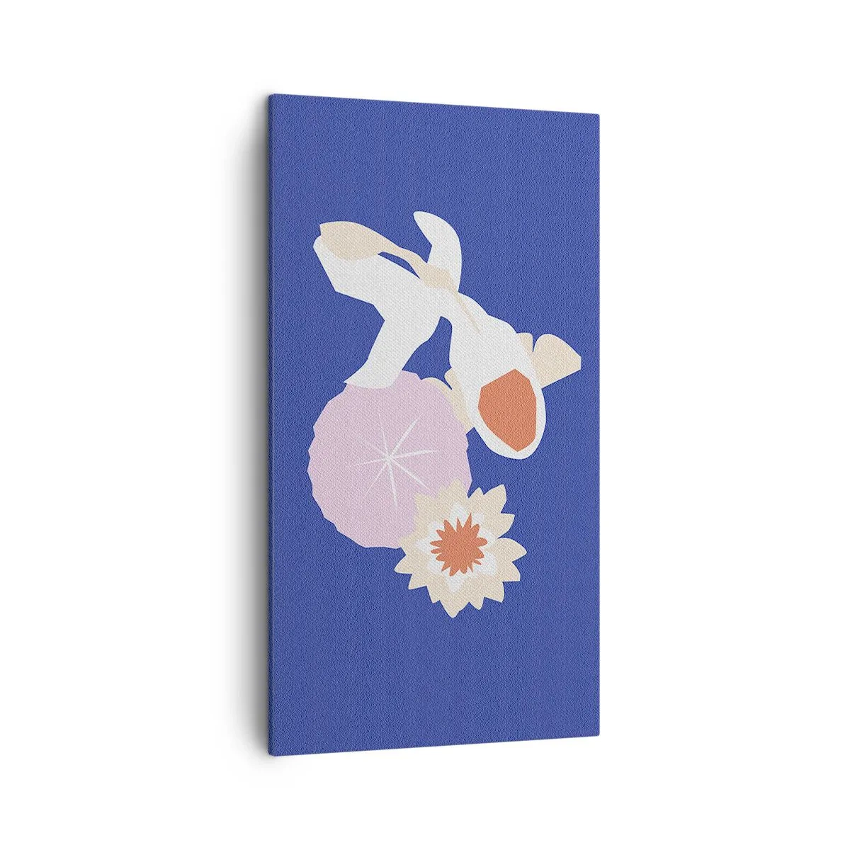 Obraz na plátne - Kompozícia kvetov a pukov - 45x80 cm