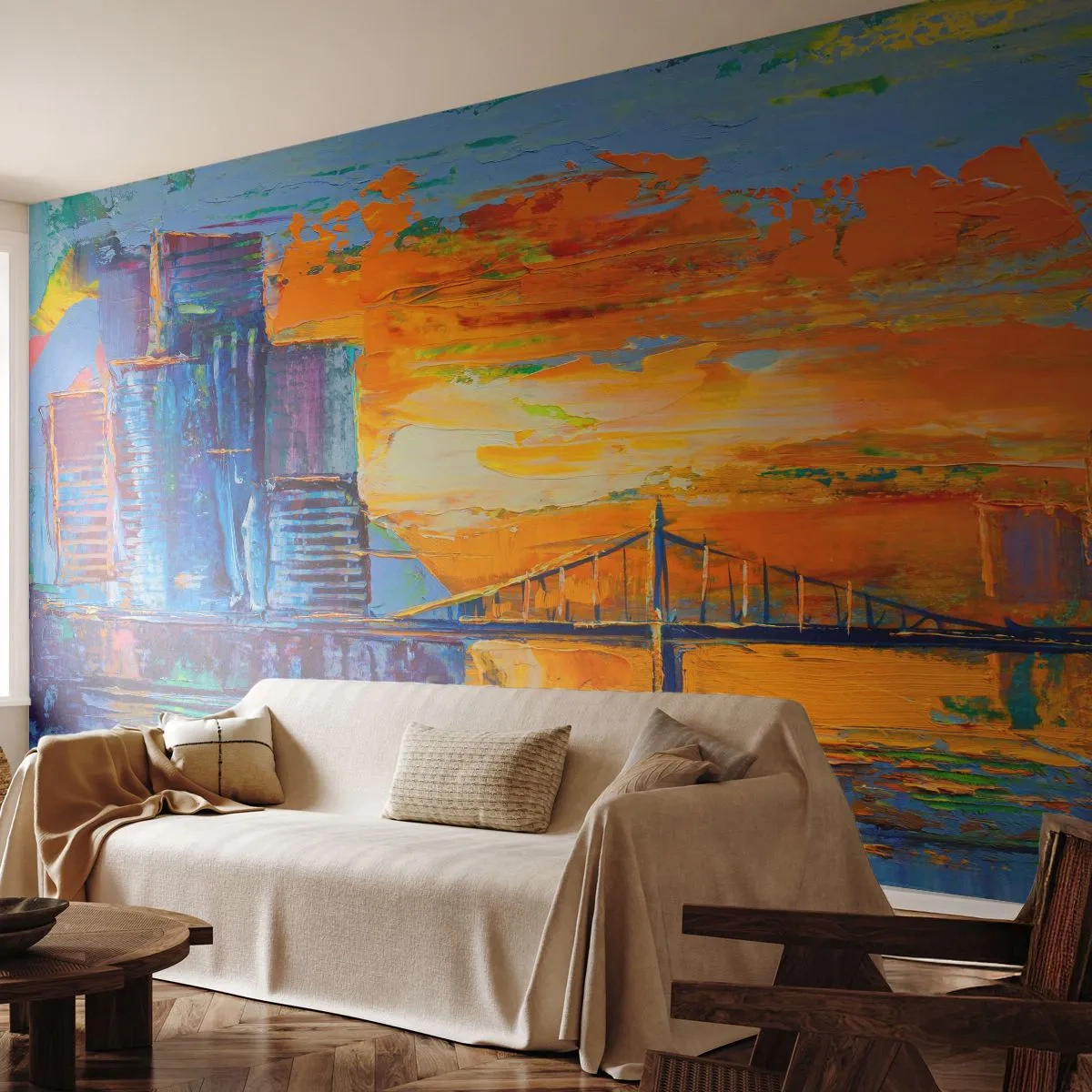 Fototapeta na mieru Premium Canvas - Kultúra a príroda - Abstrakcia, Mesto, Kus