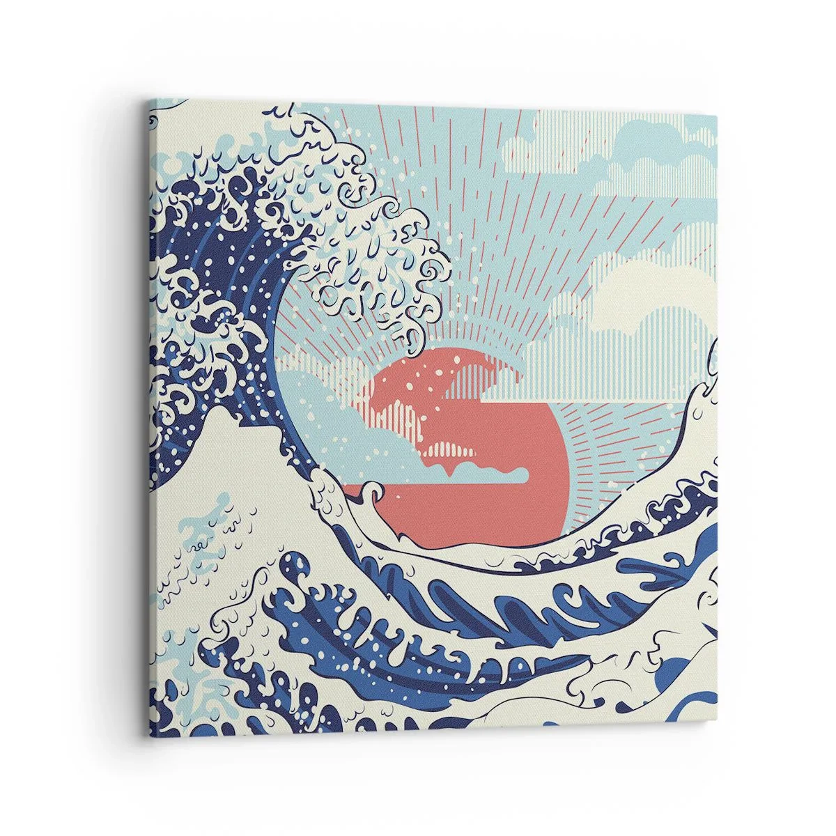 Obraz na plátne - Z japonských inšpirácií - 70x70 cm