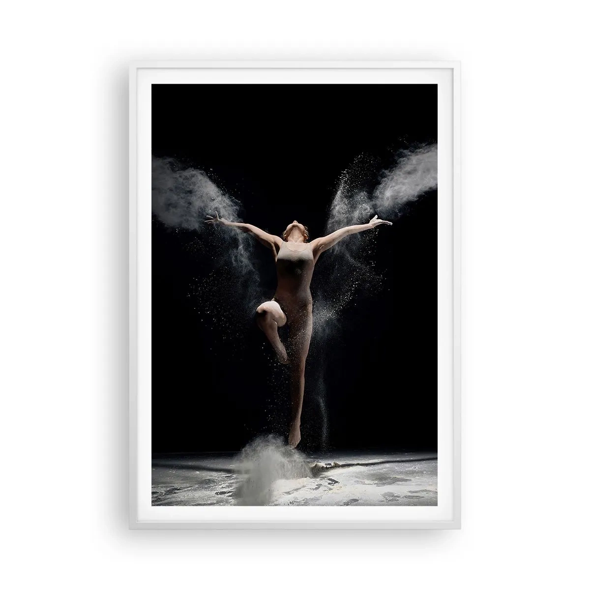 Plagát v bielom ráme - Elfovia existujú - 70x100 cm