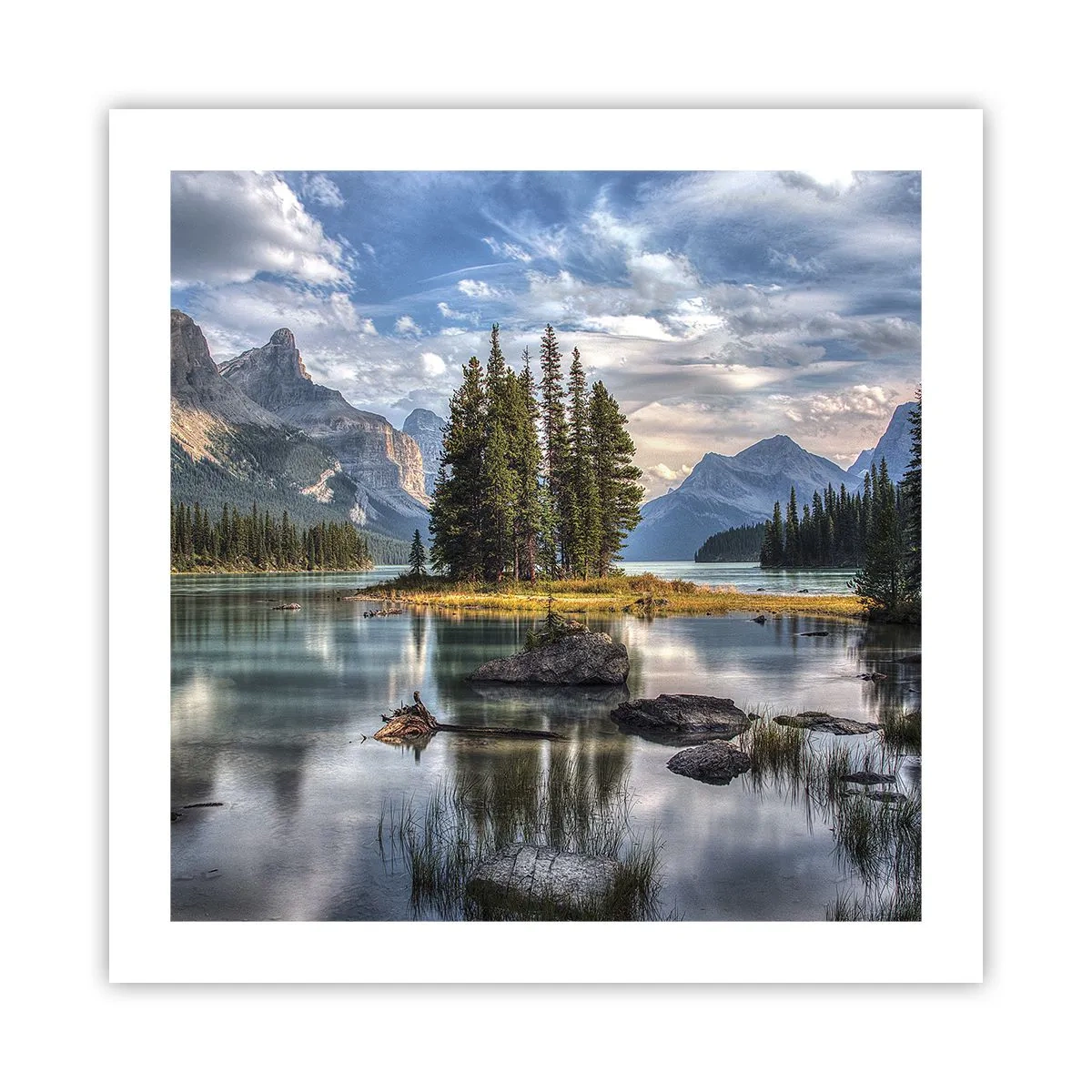 Plagát - Pri veľkej a čistej vode… - 50x50 cm