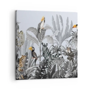 Obraz na plátne - Africká rozprávka - 50x50 cm