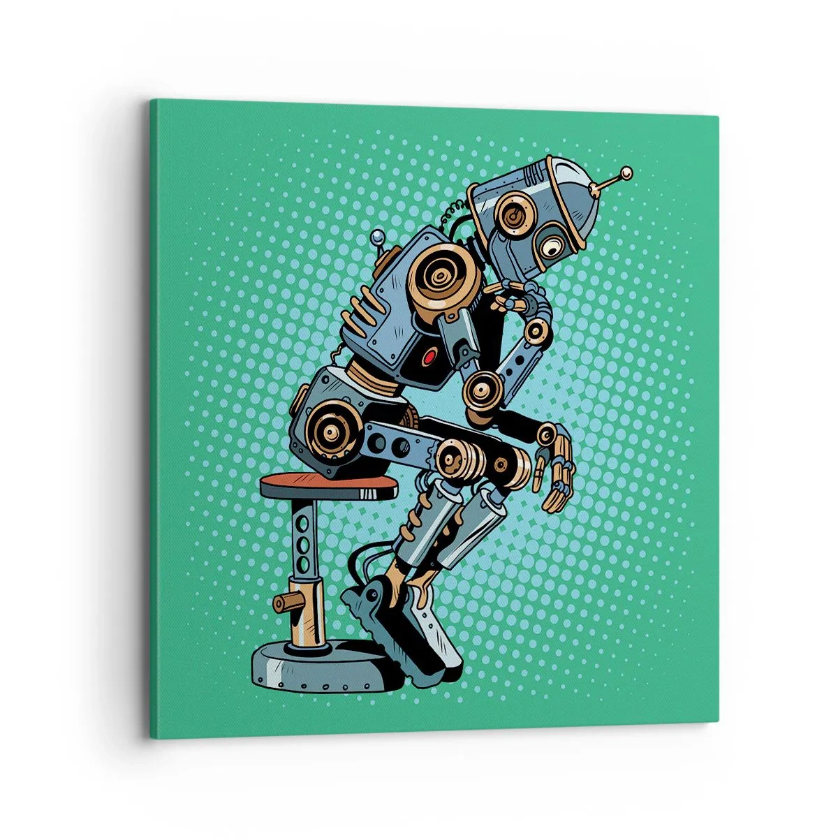 Obraz na plátne - Nad podstatou bytia - 70x70 cm