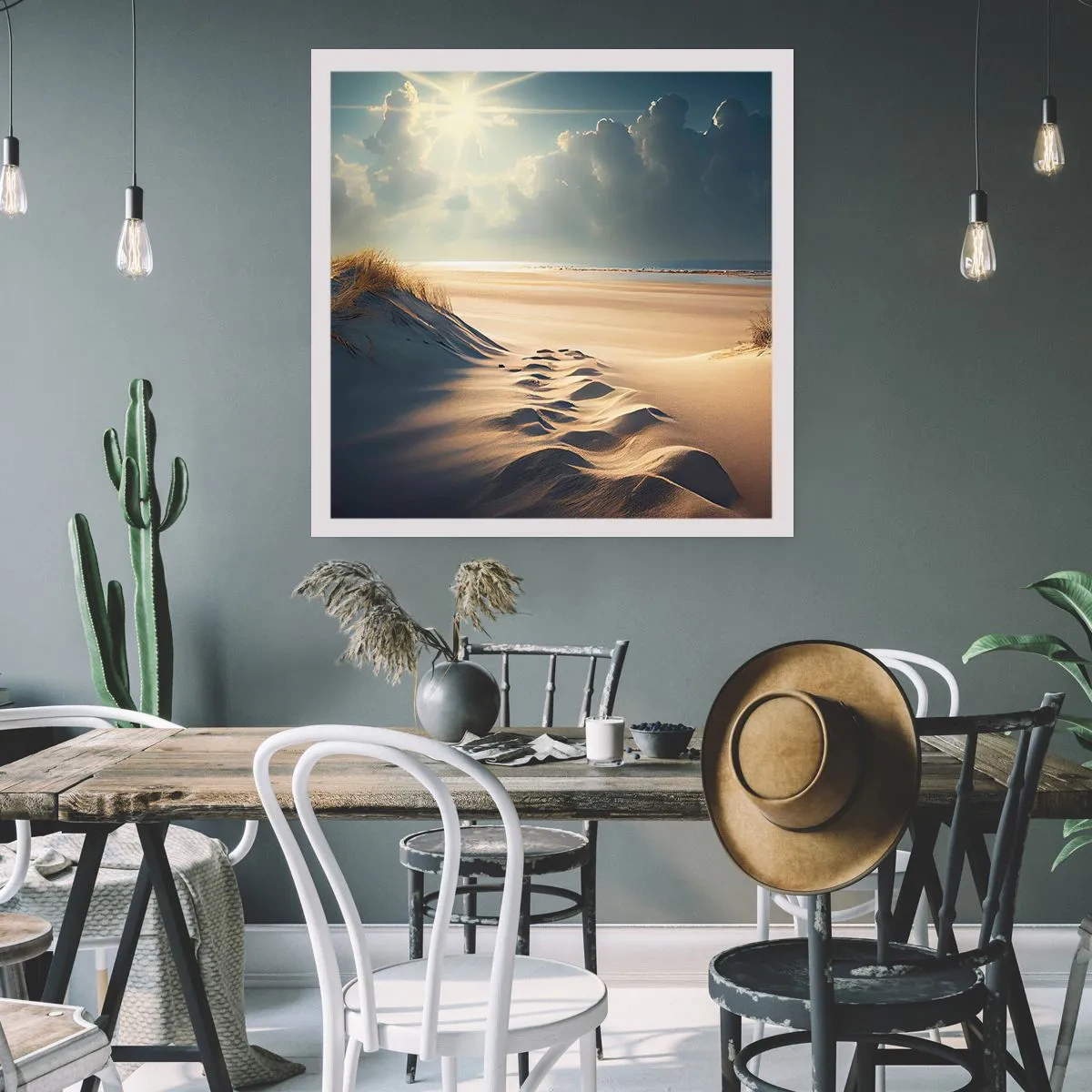 Plagát - Upokojujúca krajina - 30x30 cm